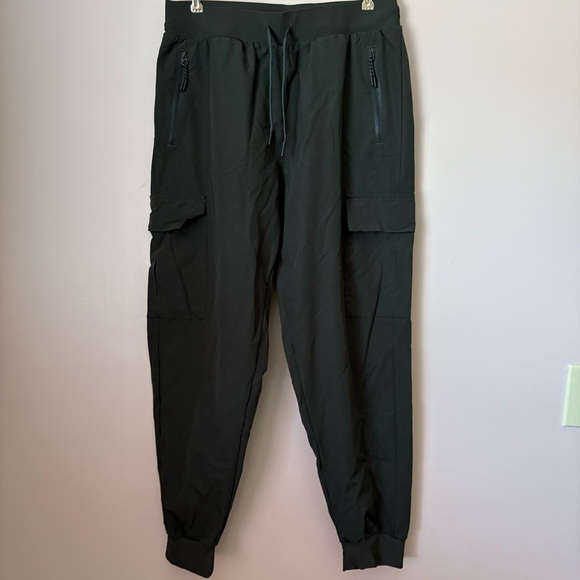 Pants - Women's Black Cargo Joggers